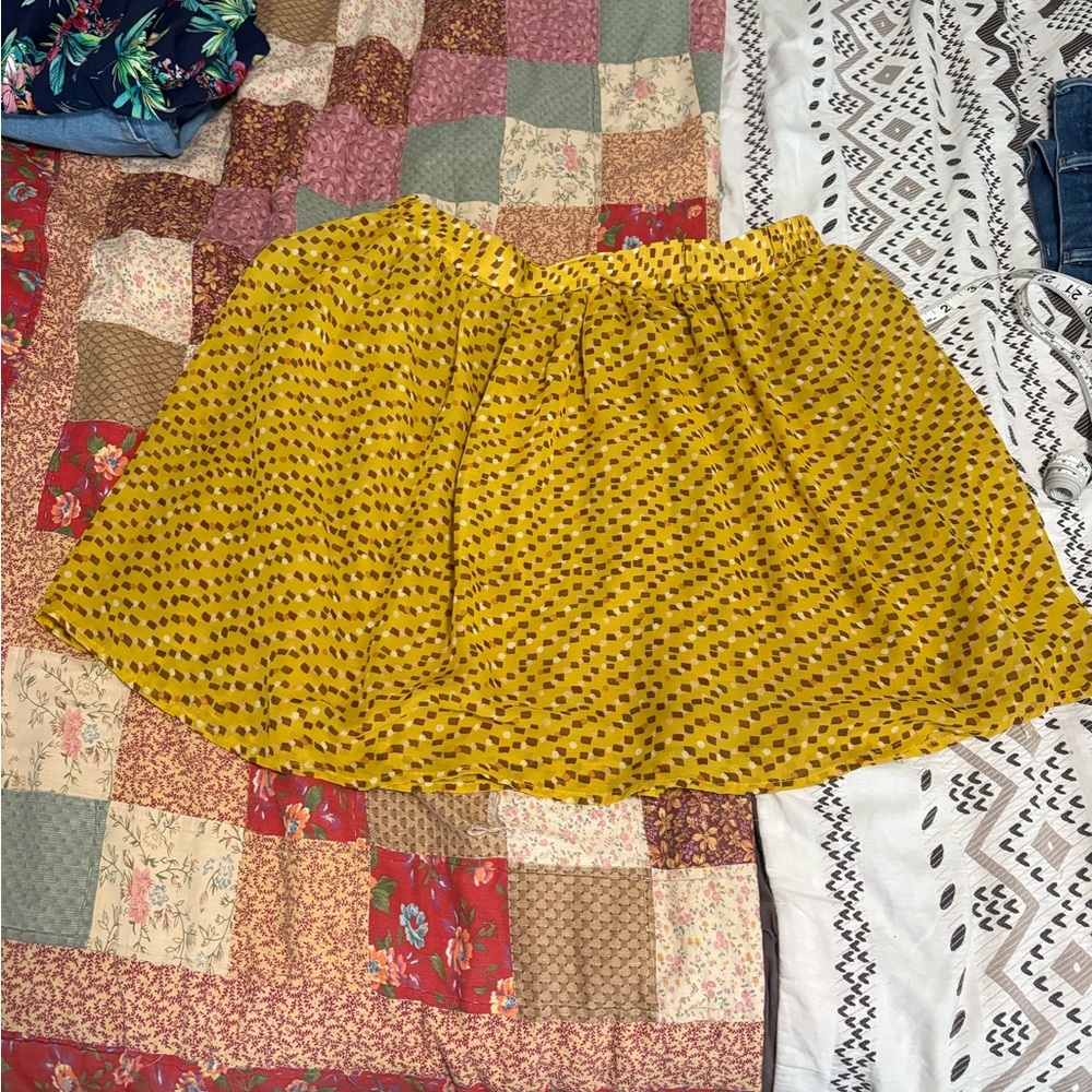 Mossimo supply co . Large Yellow Polka Dot Skirt